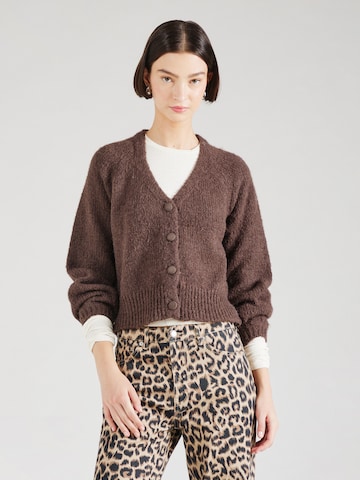 ONLY Knit Cardigan 'ONLALYSSA' in Brown: front