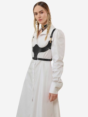 Haute Cuir Gürtel 'Saria Underbust Harness'‌‌‌ in Schwarz