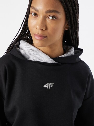 4F Sportsweatshirt in Schwarz