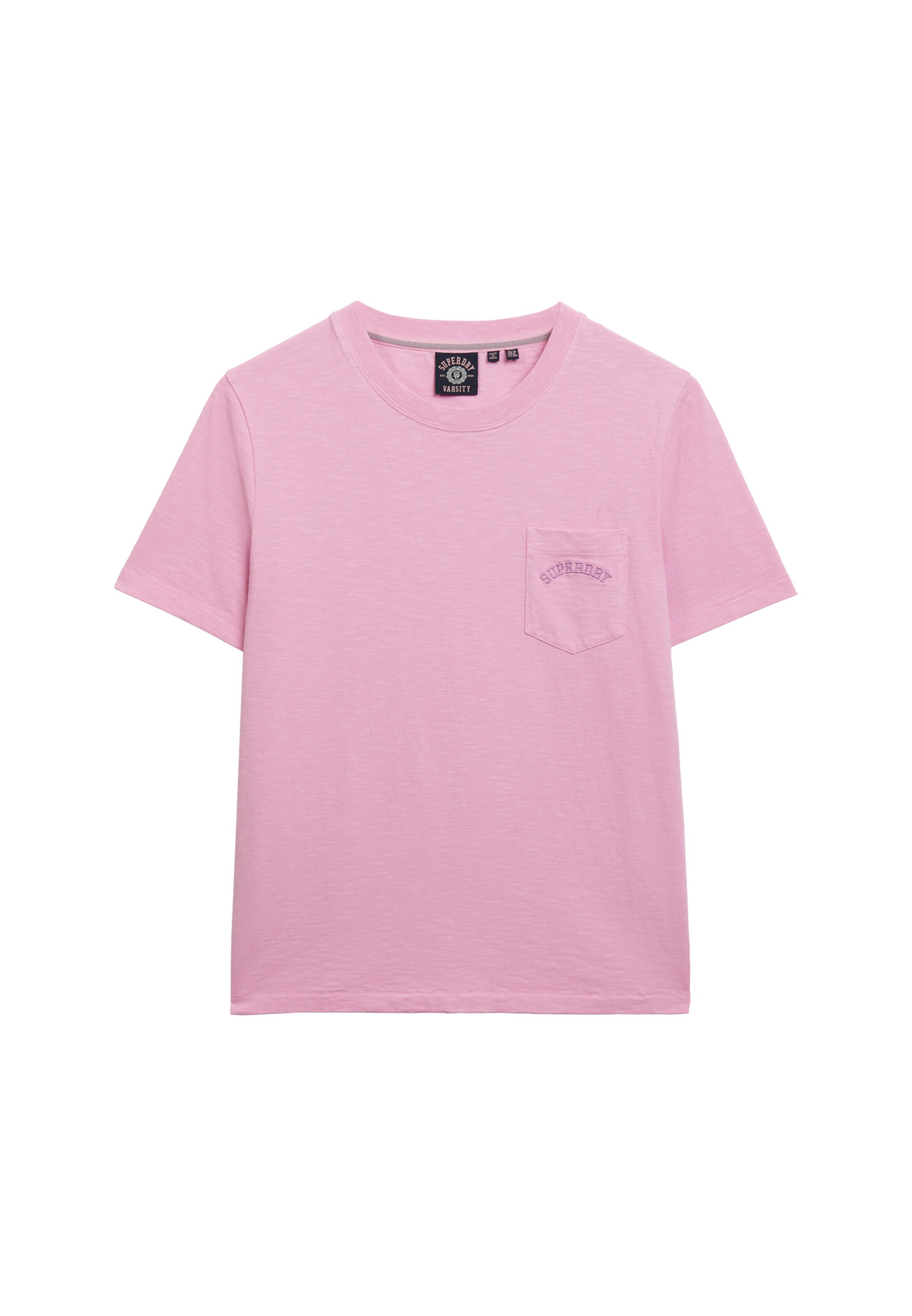 Superdry Shirt 'Essential' in Roze: voorkant