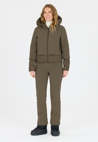 Athlecia Regular Softshellhose Vikki in Grün