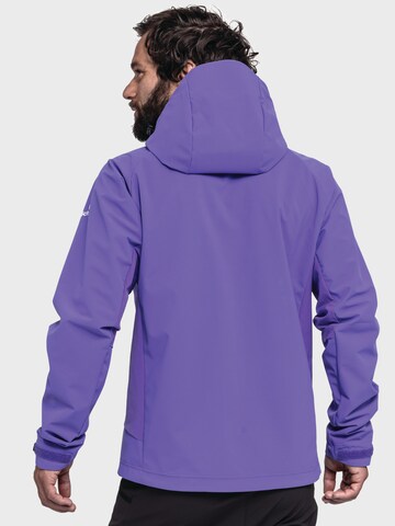 Veste outdoor ' Mountain Softshell Jk Style Blaueis MNS ' Schöffel en violet