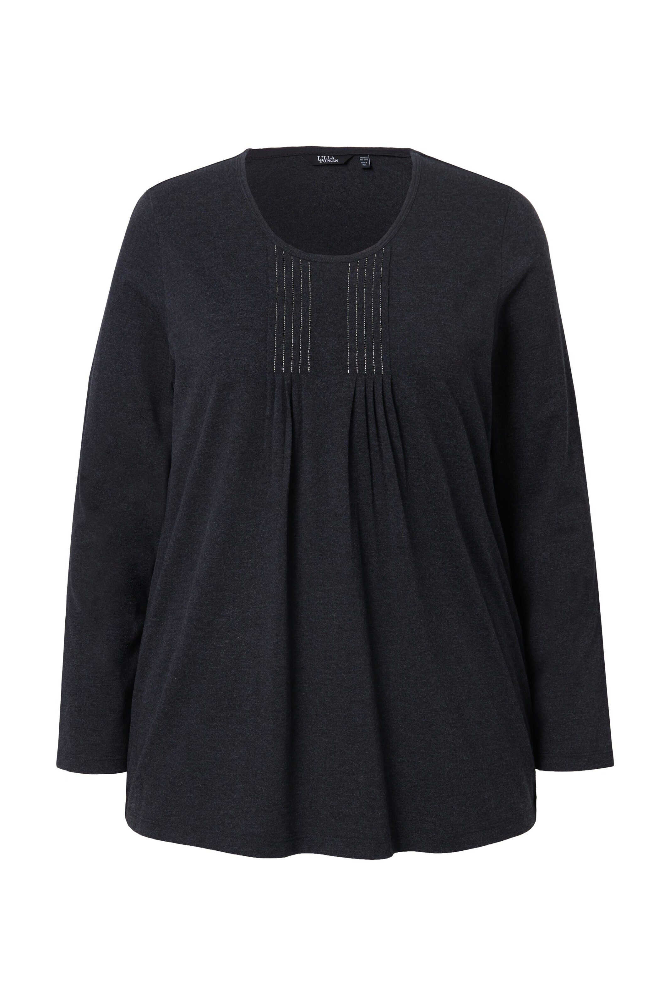 Ulla Popken Shirt in Black: front
