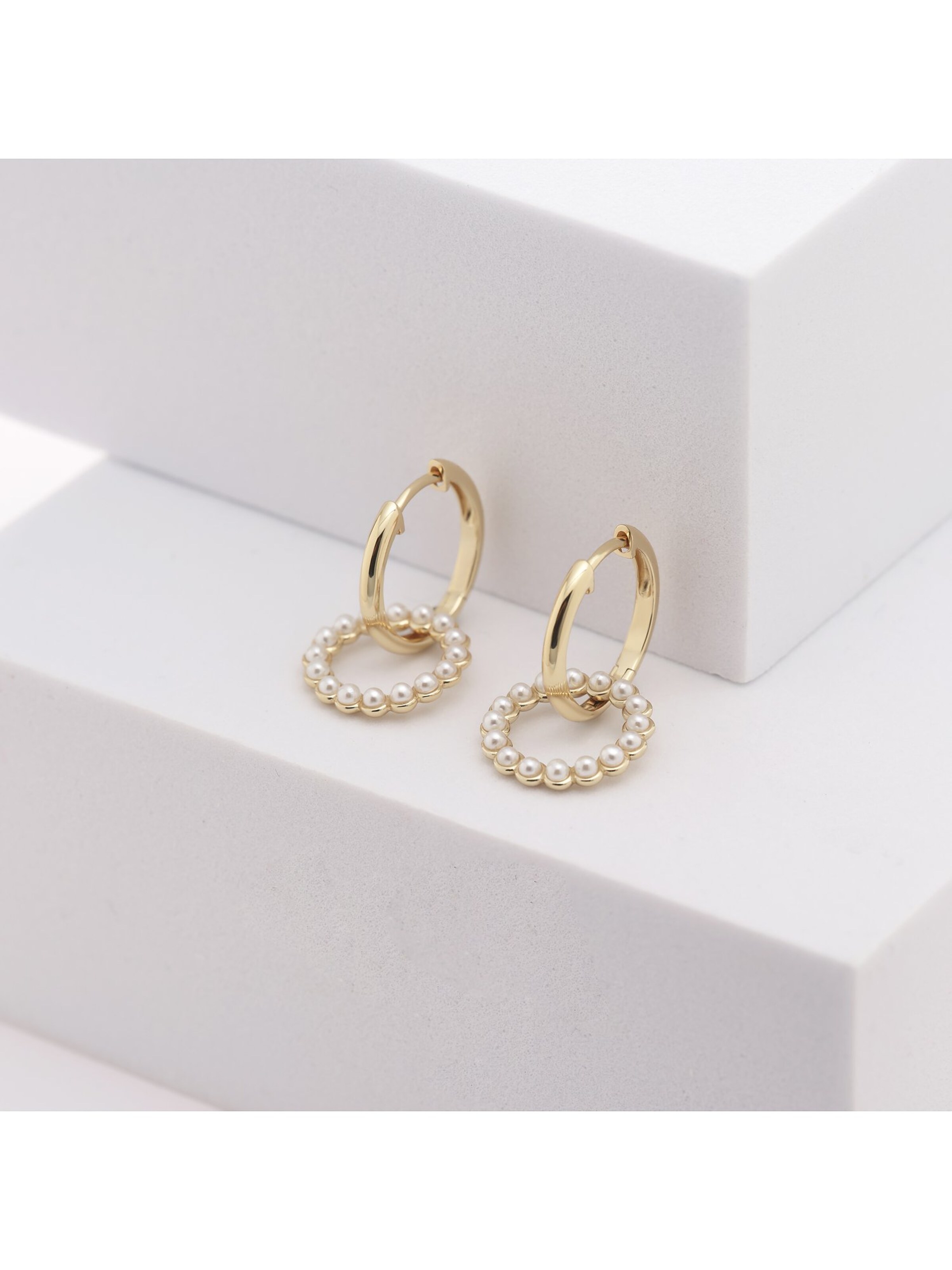 CHRIST Ohrringe in Gold