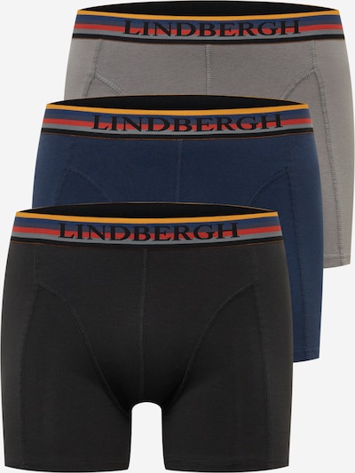 Lindbergh Boksershorts i mørkeblå / greige / blandingsfarger / svart, Produktvisning