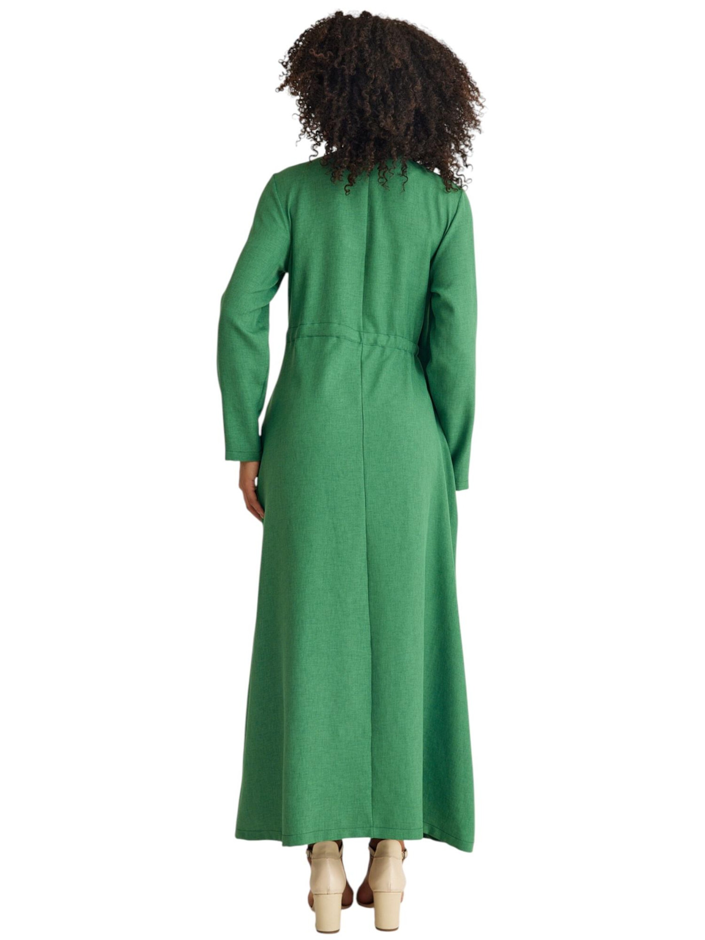 fashionshowcase Jurk 'Leila-Ferace' in Groen