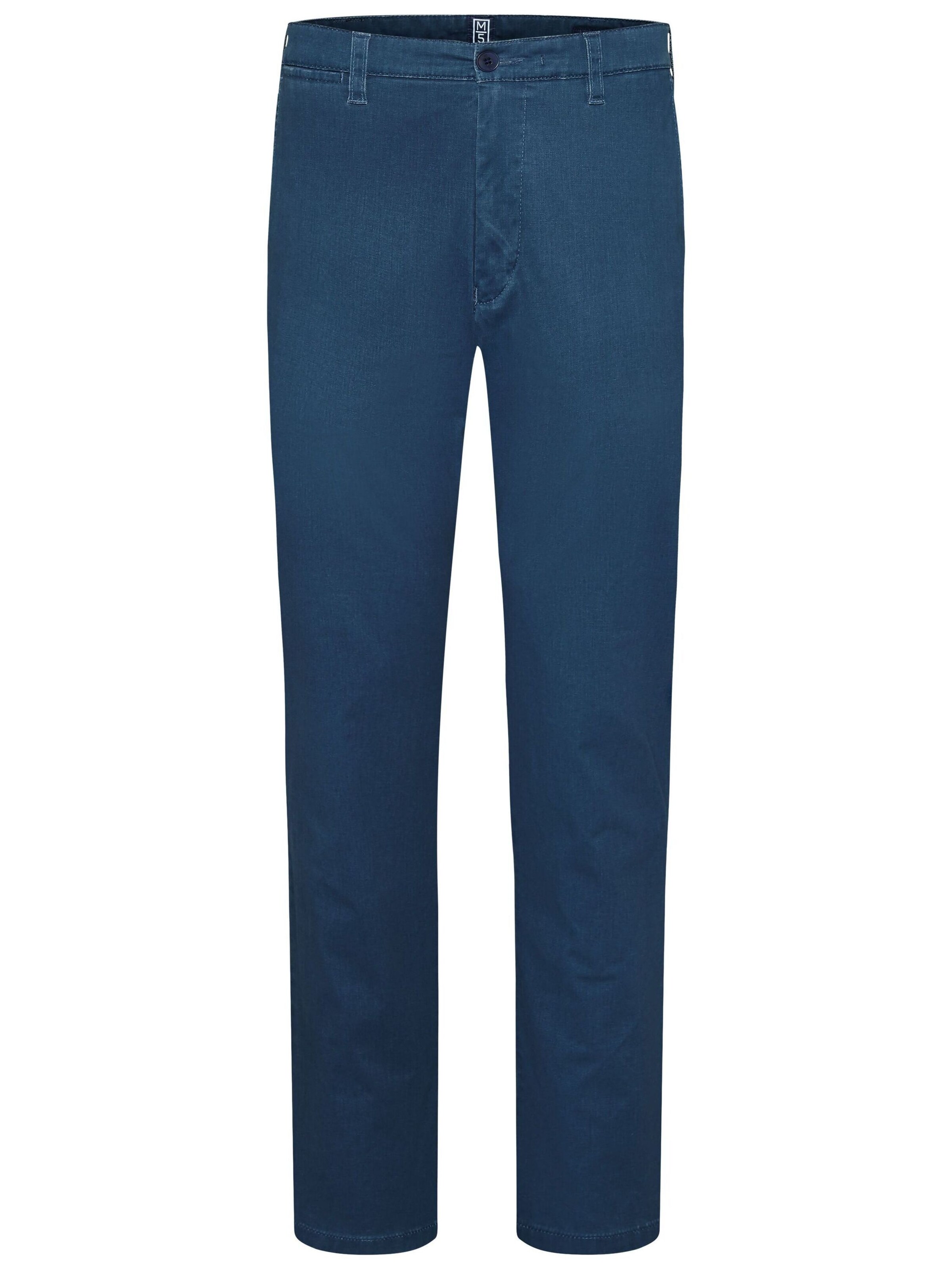 MEYER Regular Chino in Blauw: voorkant