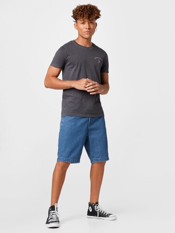 TOM TAILOR DENIM Regular Shorts in Blau