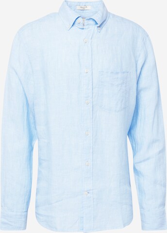 GANT Regular fit Button Up Shirt in Blue: front