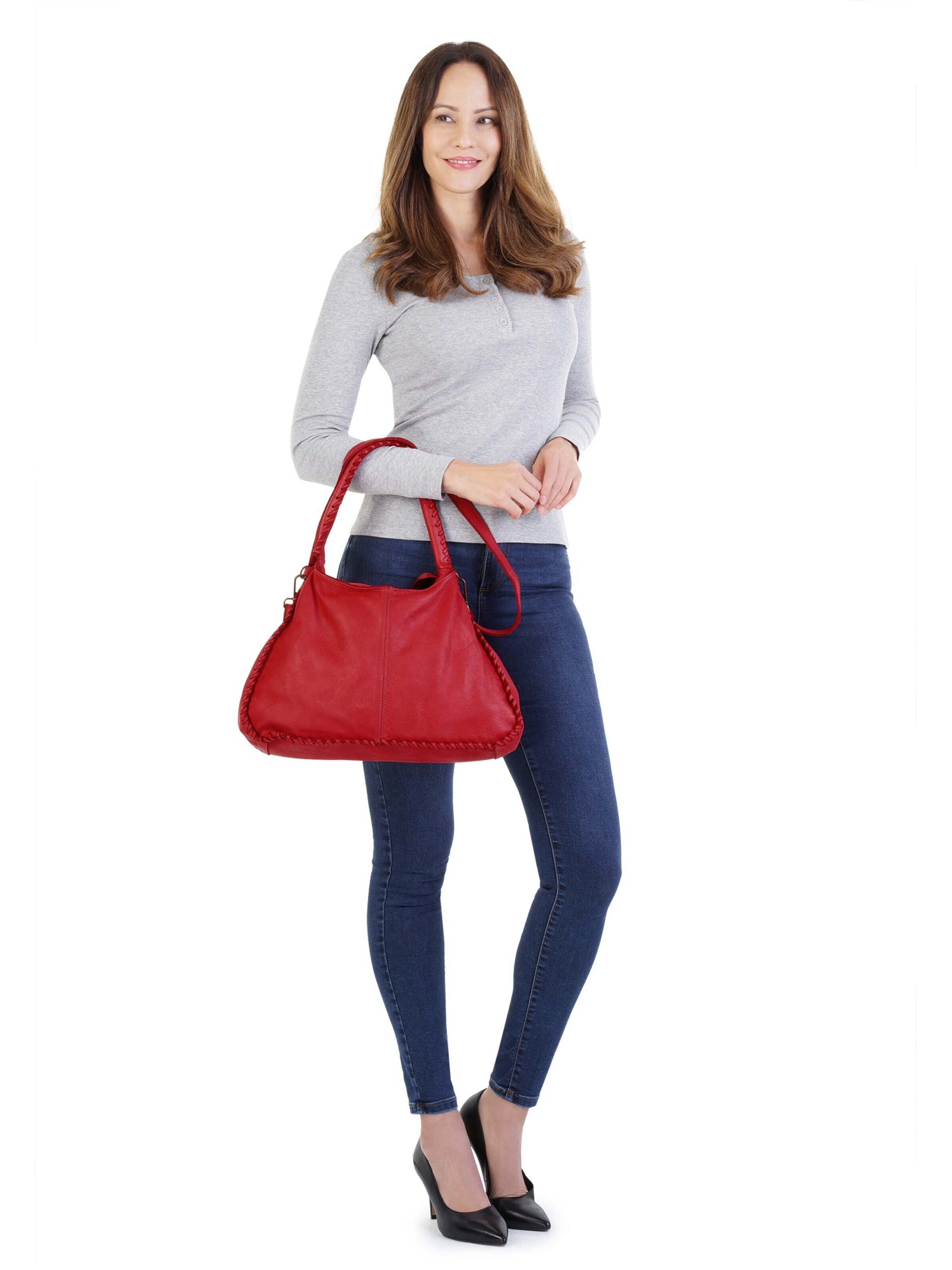 Cabas Samantha Look en rouge