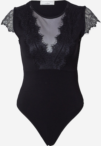 Tricou body 'Laren' de la Guido Maria Kretschmer Women pe negru: față