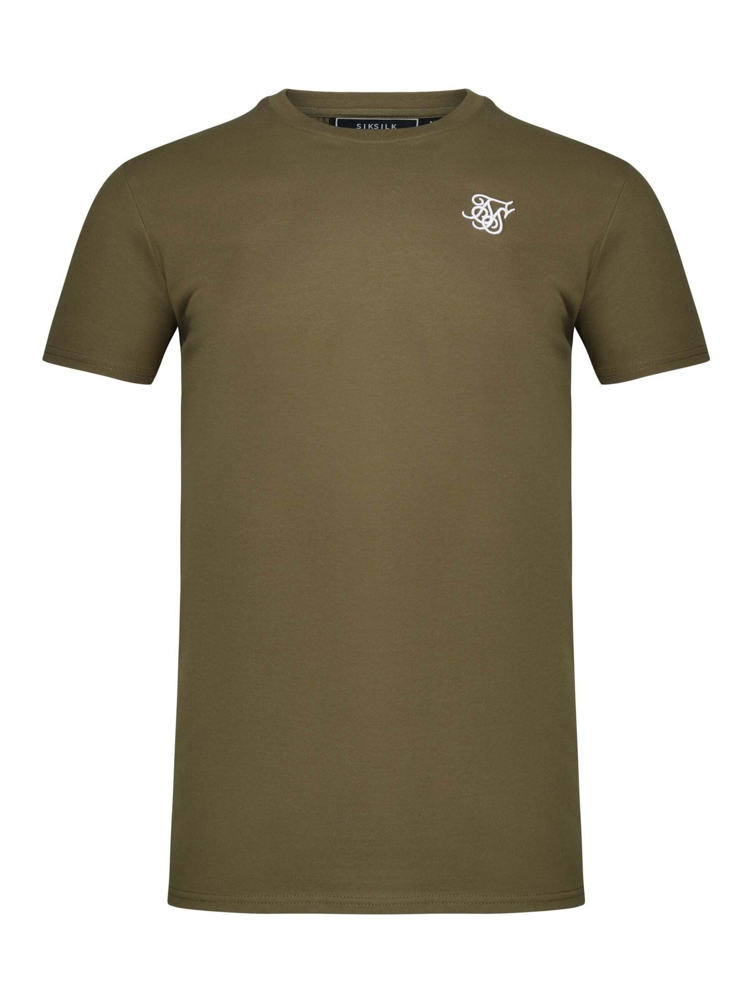 Maglietta 'Essentials' di SikSilk in verde