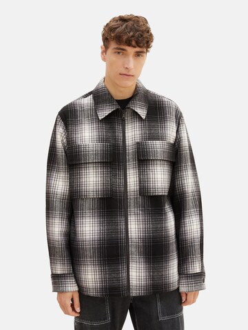 Veste mi-saison TOM TAILOR DENIM en gris : devant