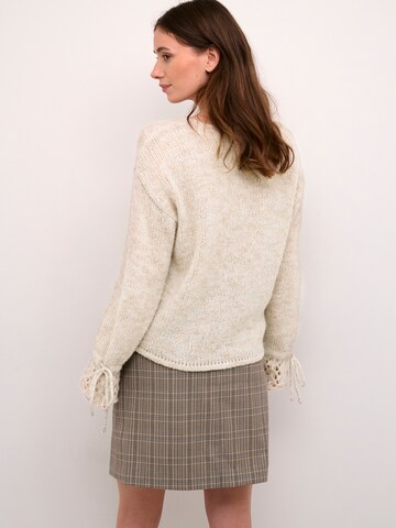 Cream Sweater 'Niso' in Beige