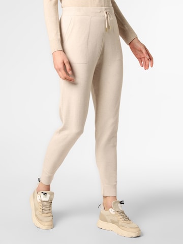 MORE & MORE Tapered Hose in Beige: predná strana