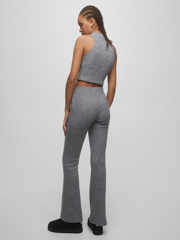 Pull&Bear Flared Leggings in Grey