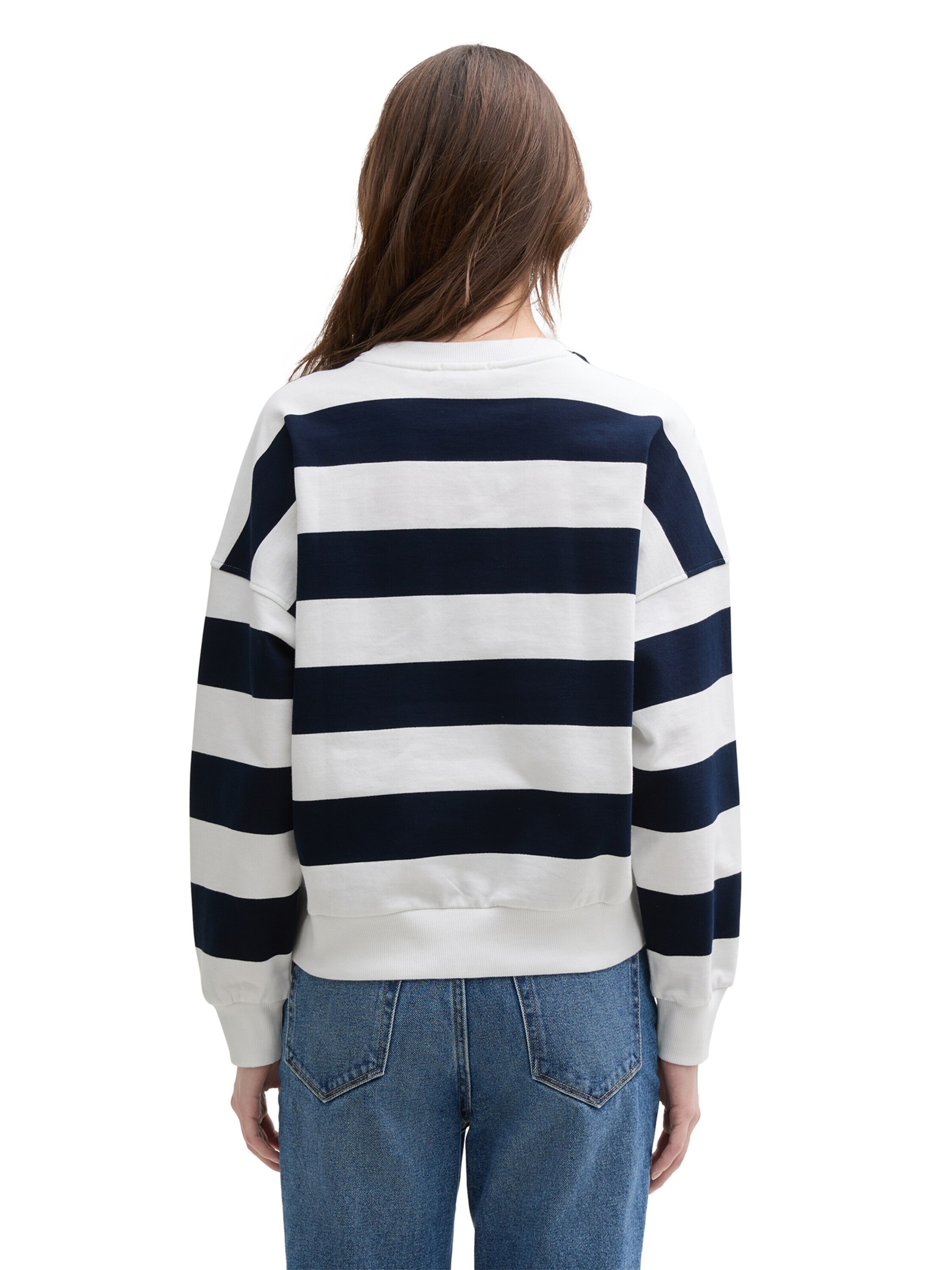 TOM TAILOR DENIM Sweatshirt in Blauw