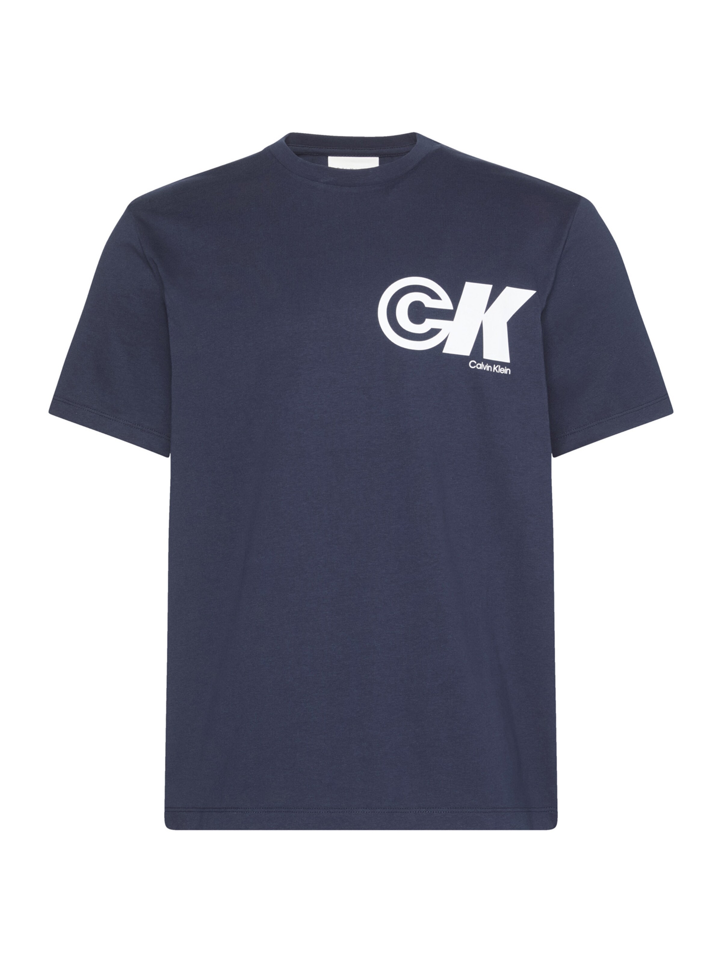 Calvin Klein Jeans T-shirt i blå: framsida