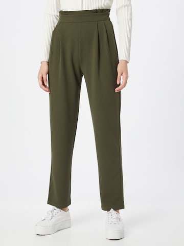 Loosefit Pantalon à pince 'Mina' ABOUT YOU en vert : devant