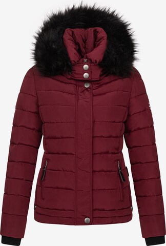 NAVAHOO Winter Jacket 'Chloe' in Red: front