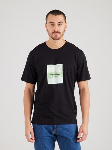 Maglietta 'JORVESTERBRO' di JACK & JONES in nero: frontale