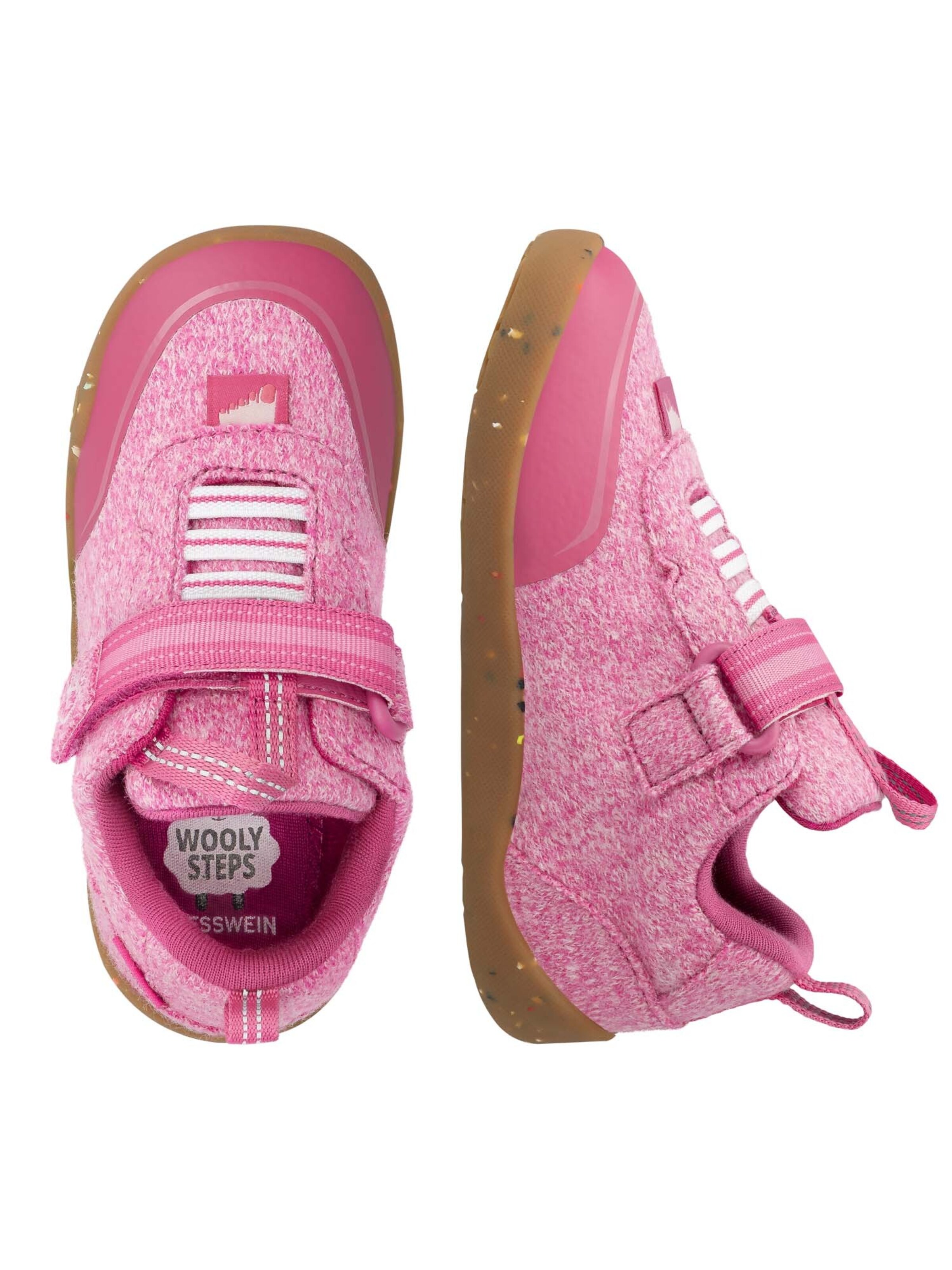 Chaussure basse 'Wooly Steps' GIESSWEIN en rose