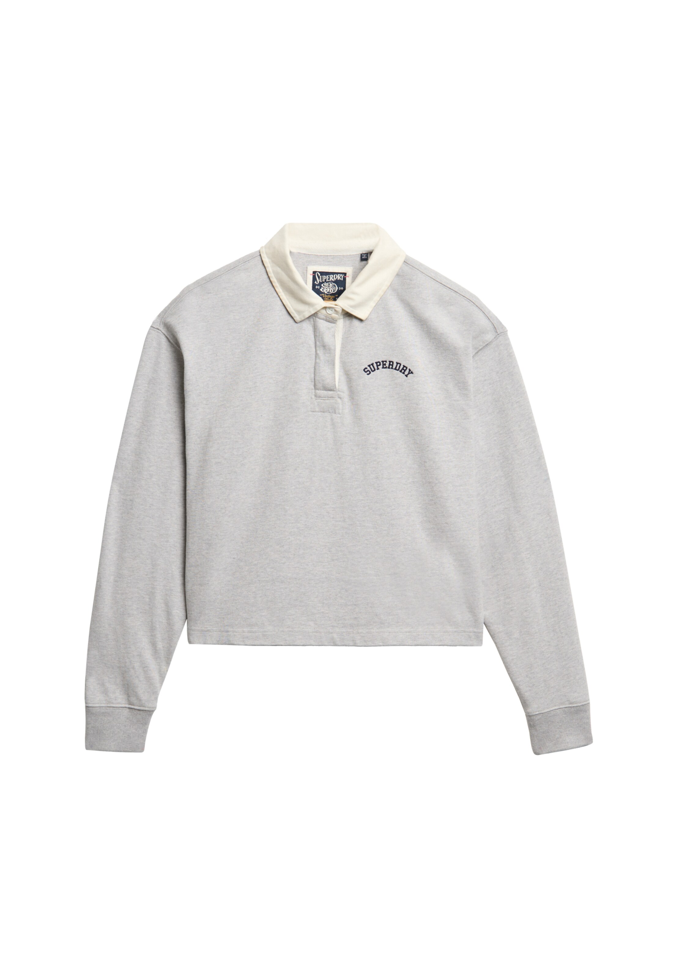 T-shirt 'Athletic Essentials' Superdry en gris : devant