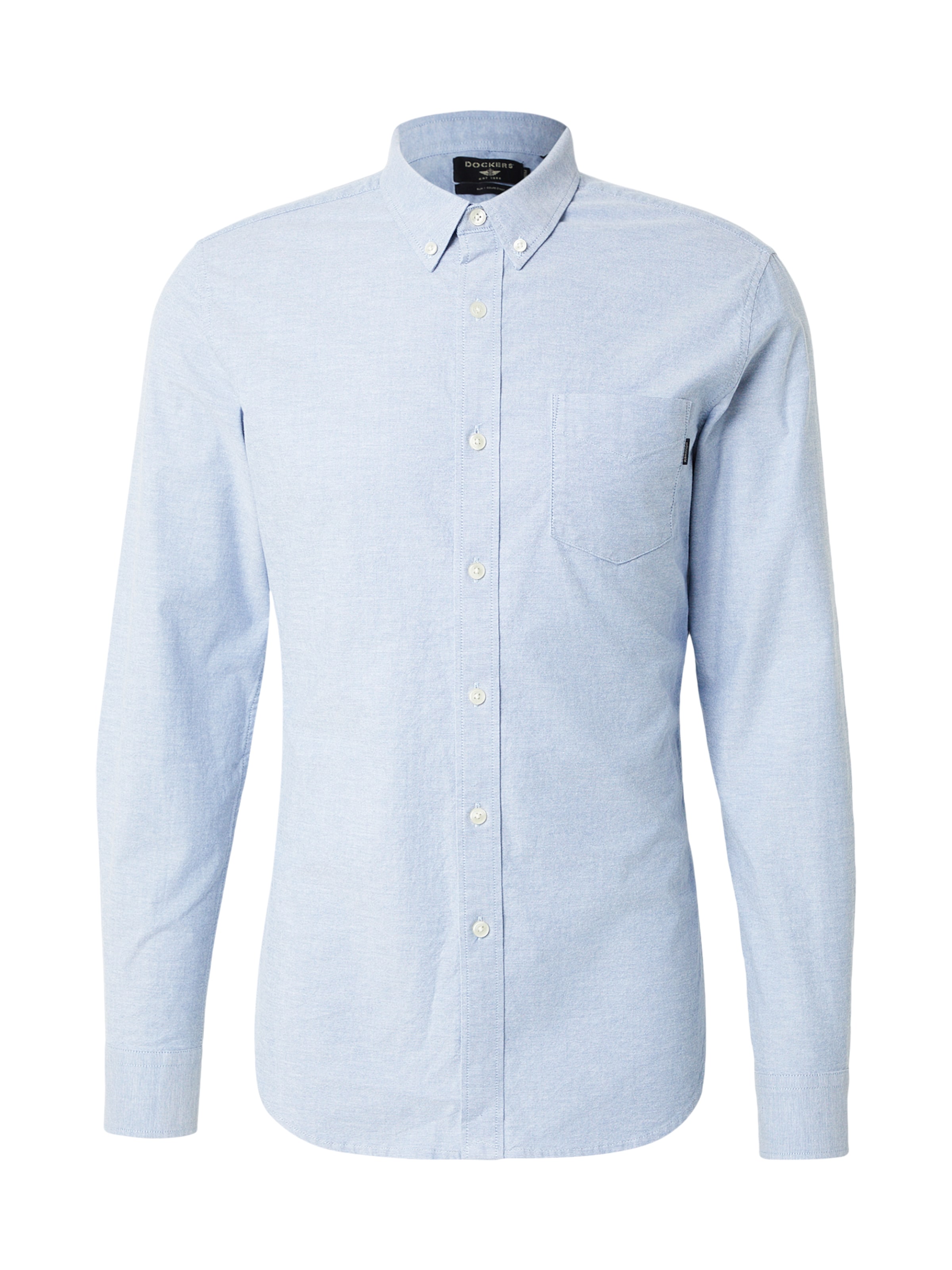 Dockers Слим Рубашка в Синий: спереди
