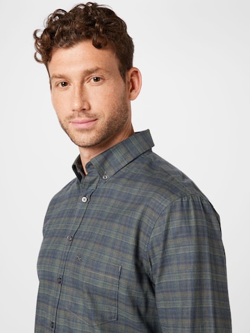 BRAX Regular fit Button Up Shirt 'Daniel' in Green