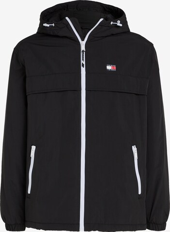 Tommy Jeans Plus Between-Seasons Parka in Black: front