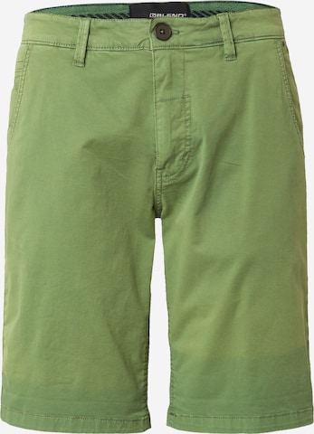 BLEND Chino Pants in Green: front