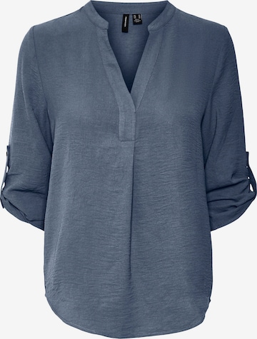 Chemisier 'ELVA' Vero Moda Curve en bleu : devant