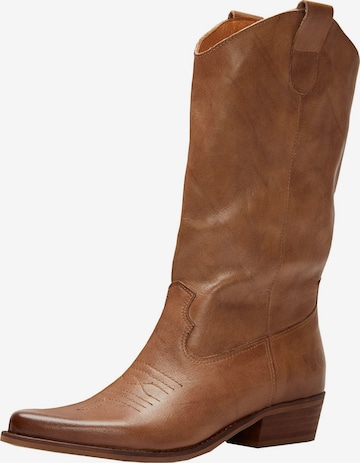 FELMINI Ankle Boots 'Gerbera' in Brown: front