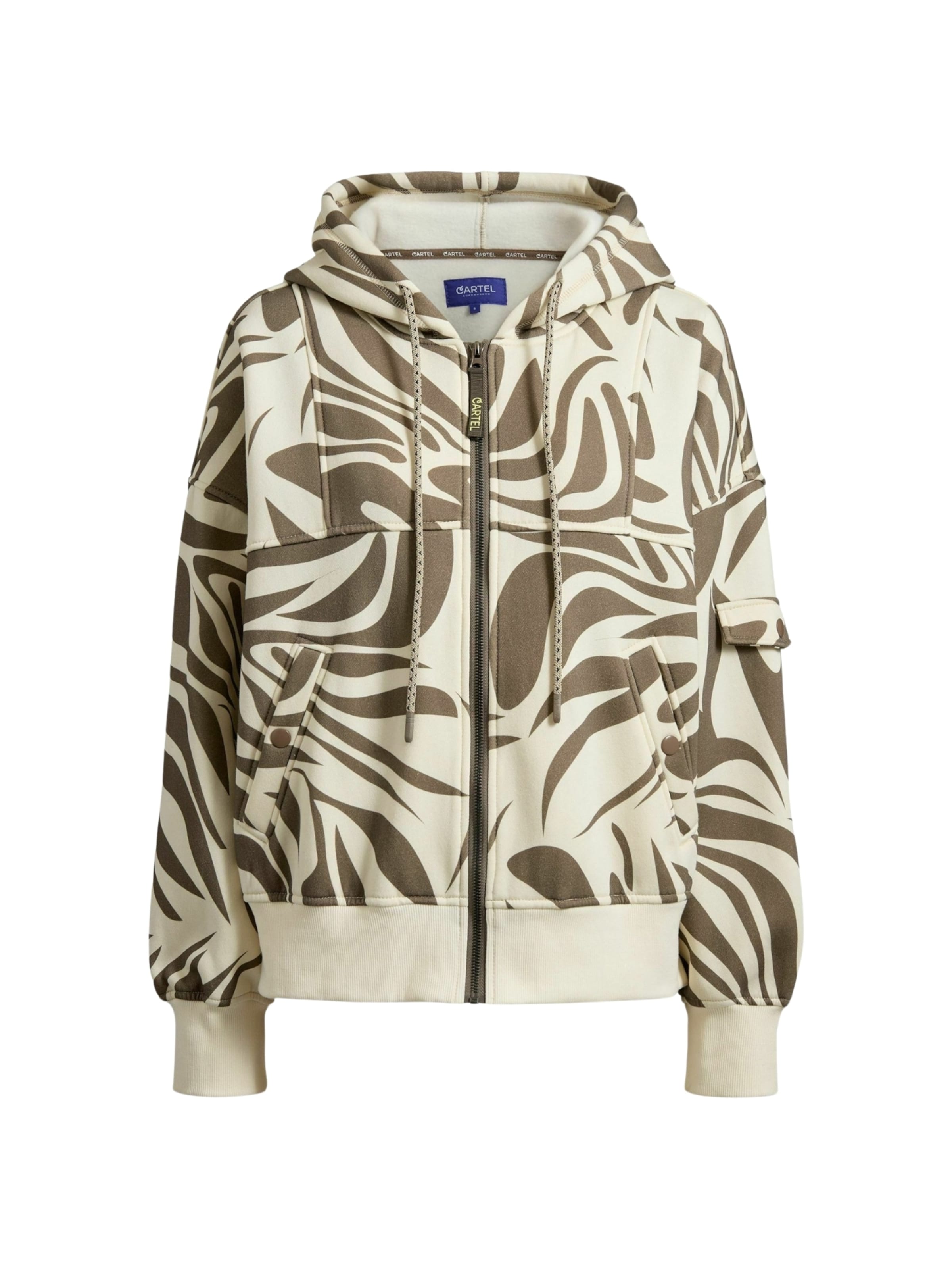 Veste mi-saison ' Roam ' Copenhagen Cartel en marron : devant