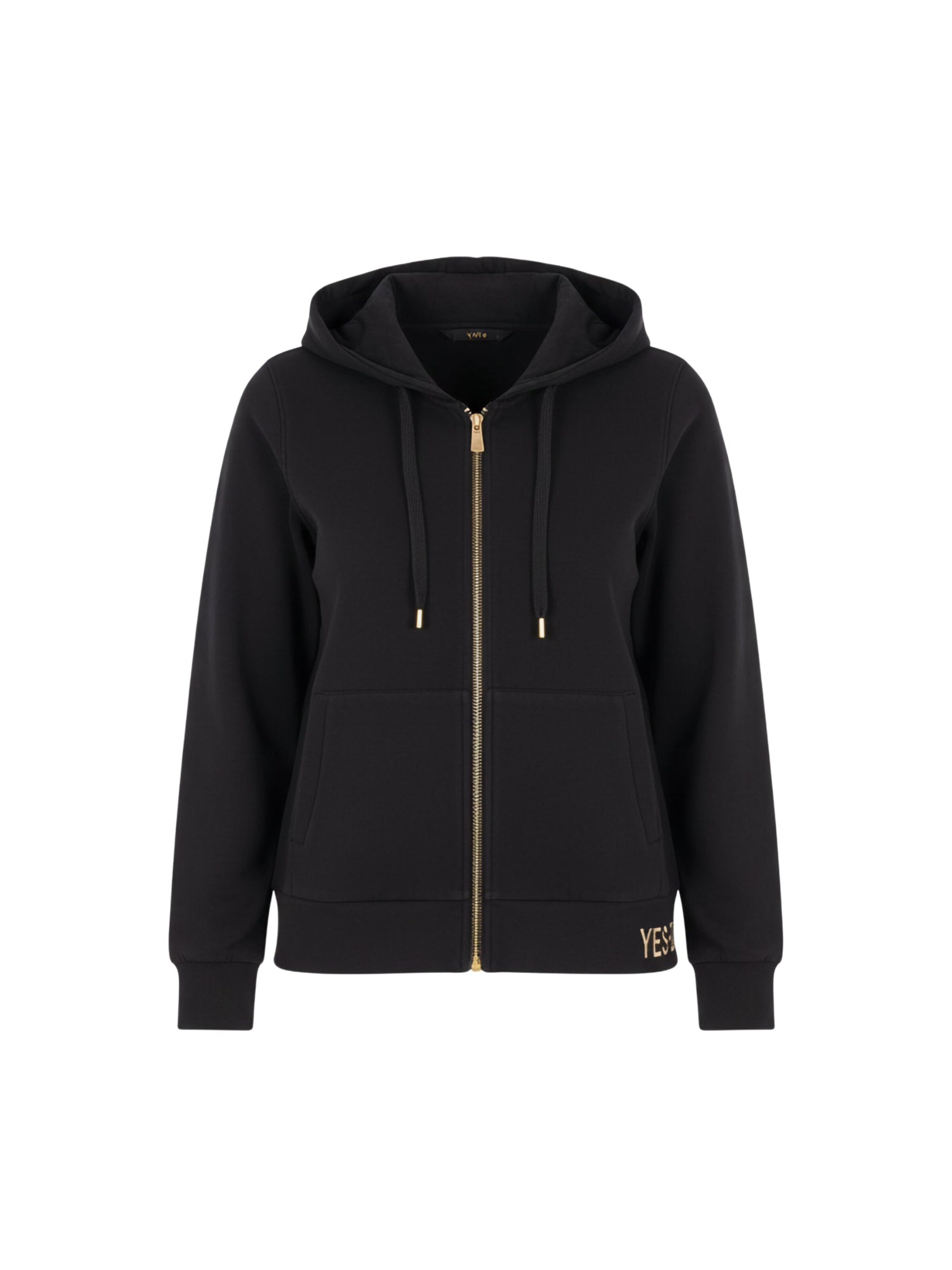 Yes Zee Sweat jacket 'F001SK00801' in Black: front