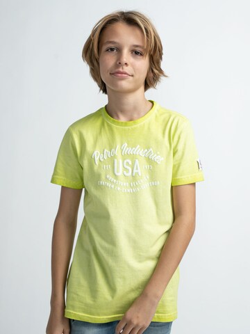 T-Shirt Petrol Industries en vert : devant