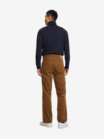 Regular Pantalon ESPRIT en marron