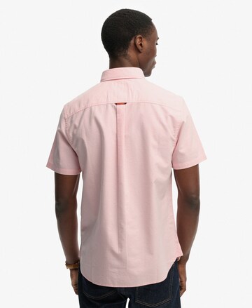 Superdry & Co Regular fit Overhemd 'Essentials' in Roze