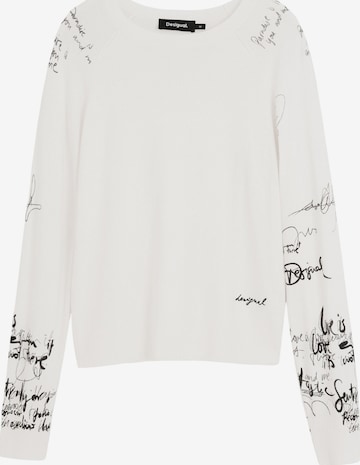 Desigual Trui 'JERS_MARQUETTE 26SWJF10' in Beige: voorkant