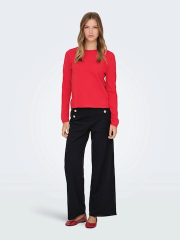 ONLY Wide leg Trousers 'ONLTilda' in Black