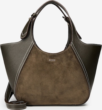 BOSS Schultertasche 'Lenah' in Grün: Vorderseite