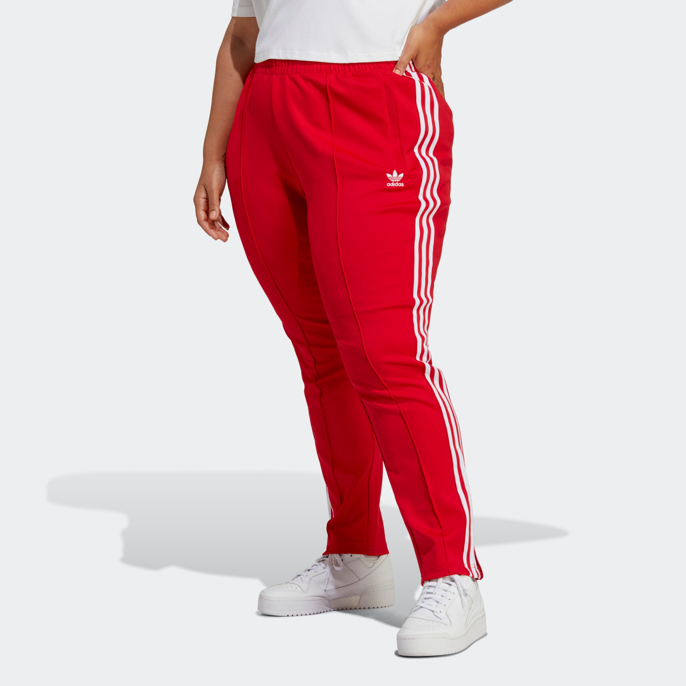 ADIDAS ORIGINALS Sportbroek in Rood | ABOUT YOU