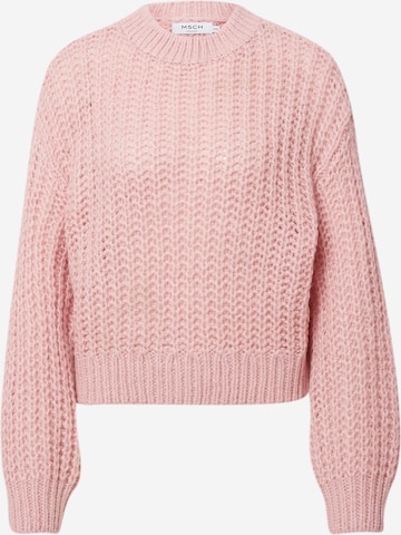 MSCH COPENHAGEN Sweater 'Inari Heidi' in Pink: front