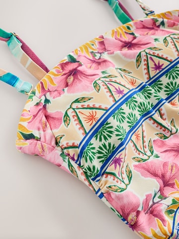 Bandeau Maillot de bain modelant Next en rose