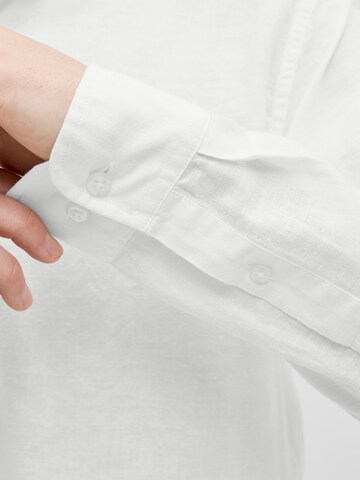 JACK & JONES Слим Рубашка 'JJBREEZE' в Белый