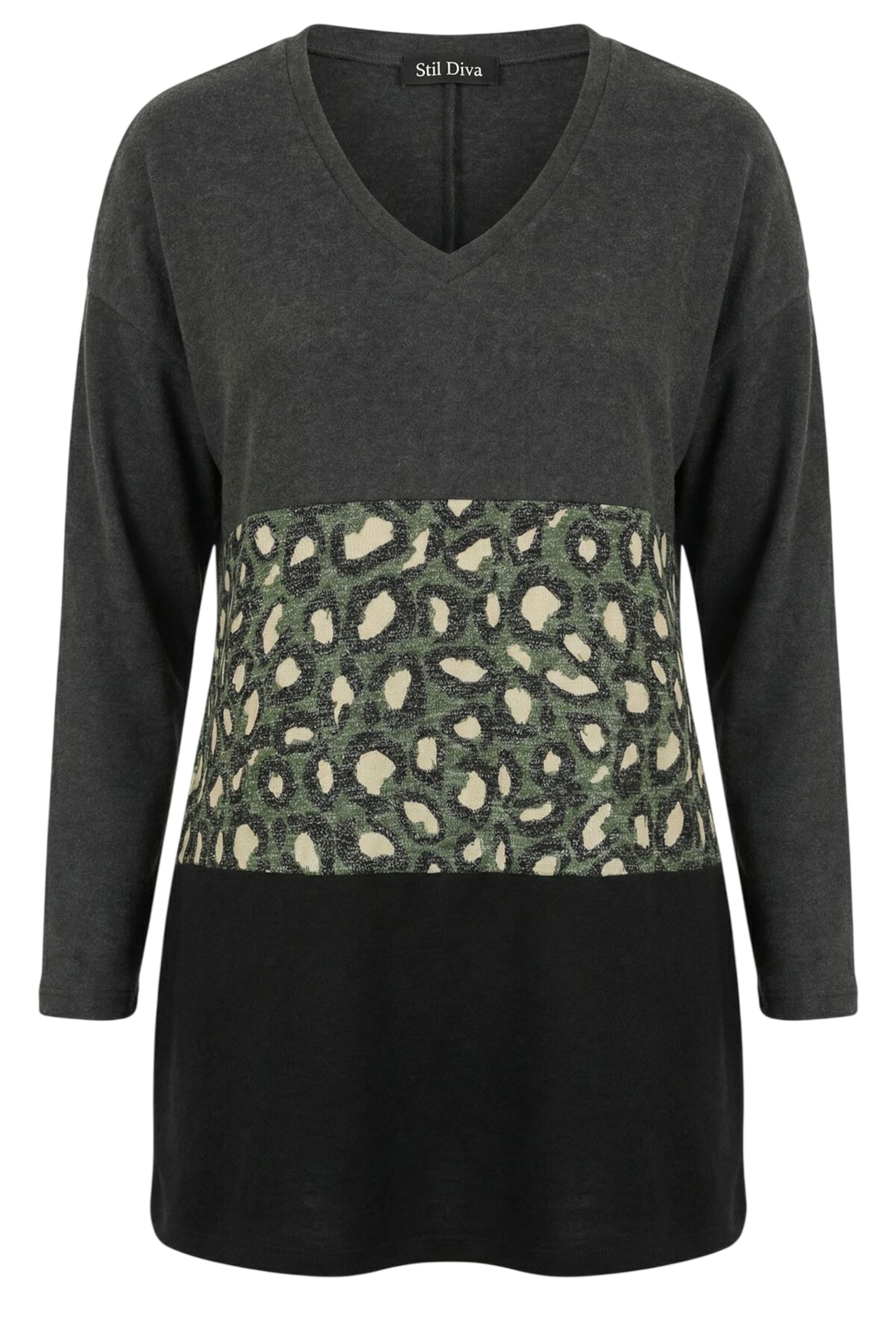 Stil Diva Pullover in Grau: Vorderseite