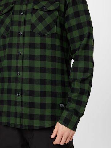 Vintage Industries Regular fit Button Up Shirt 'Harley' in Green