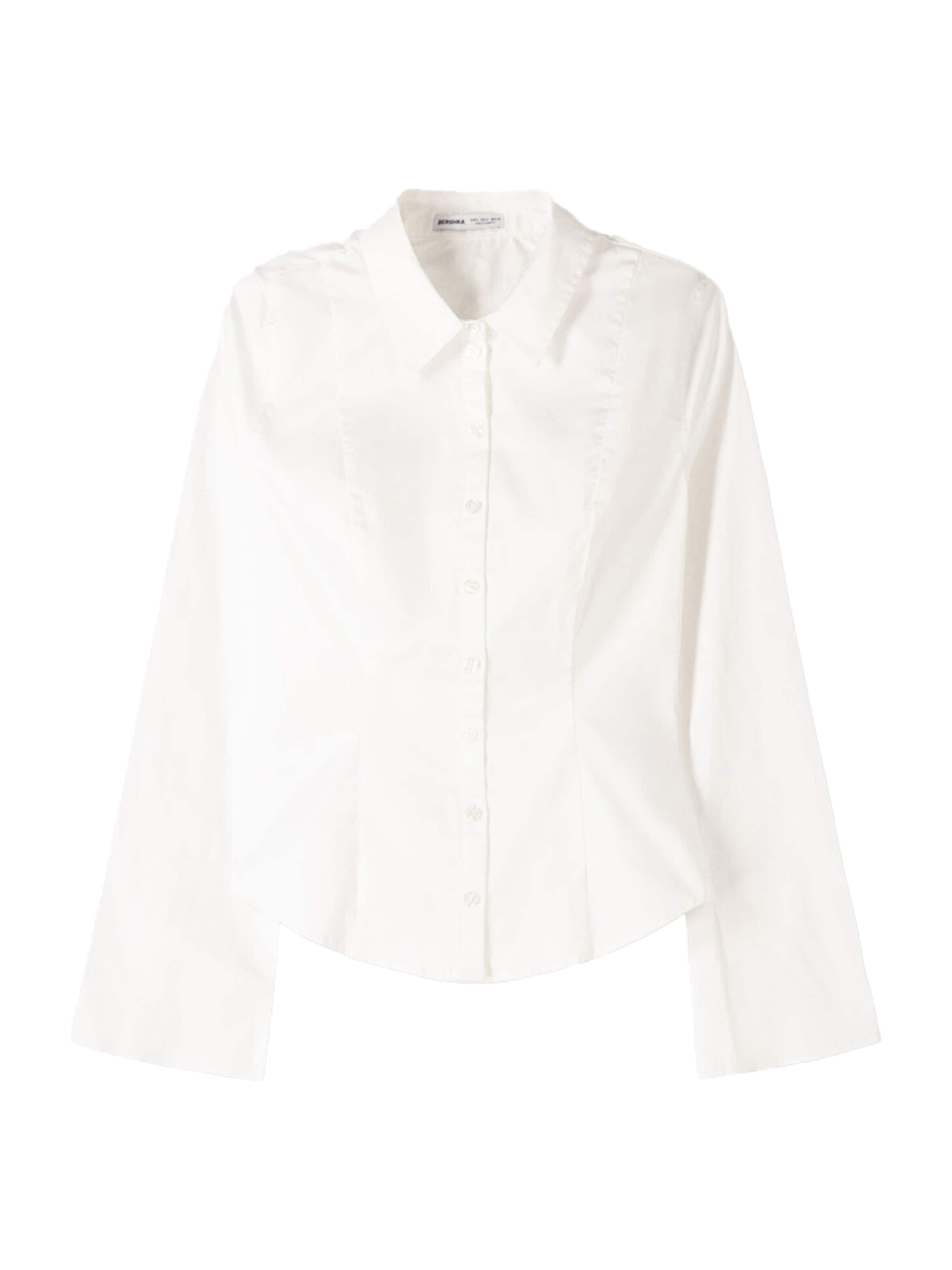 Bershka Blúz - fehér: elől