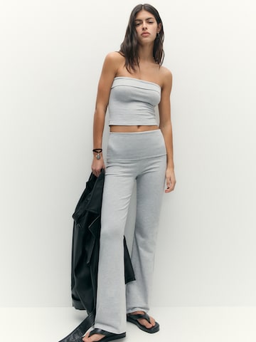 Pull&Bear Flared Leggings in Grau