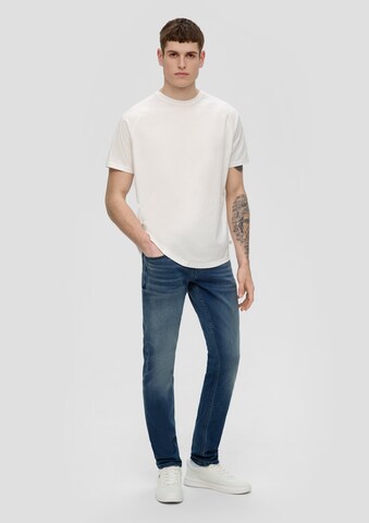 Coupe slim Jean 'Rick' QS en bleu